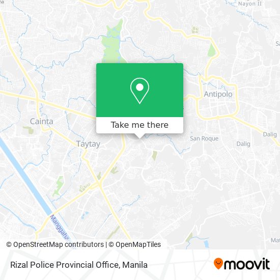 Rizal Police Provincial Office map