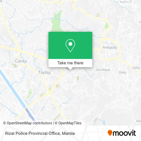 Rizal Police Provincial Office map