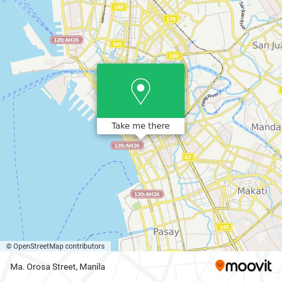 Ma. Orosa Street map