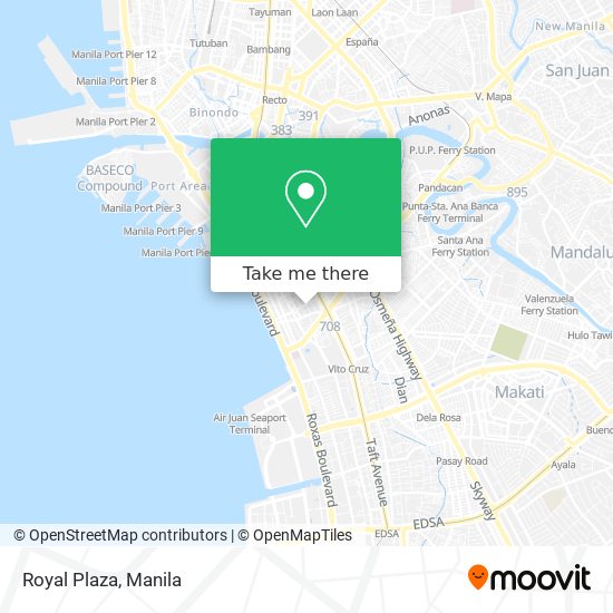 Royal Plaza map