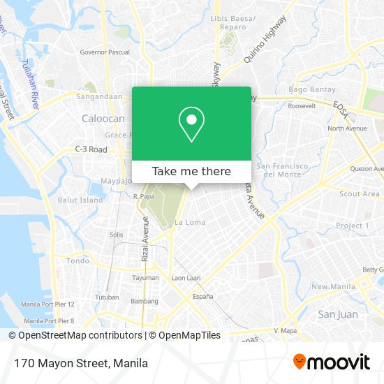 170 Mayon Street map