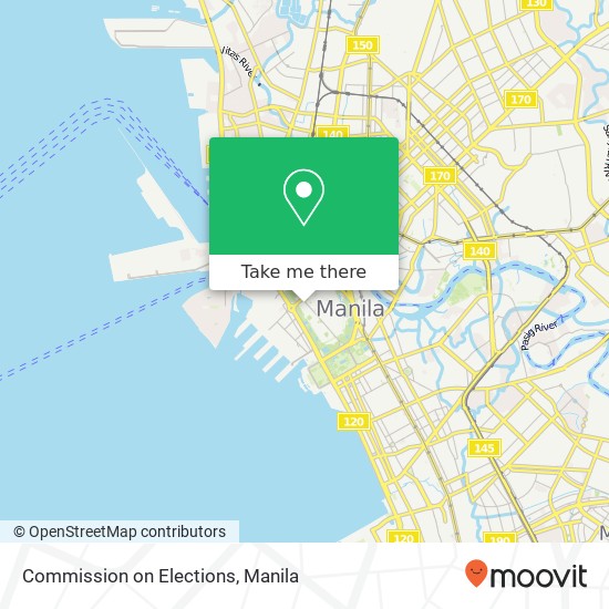 Commission on Elections map