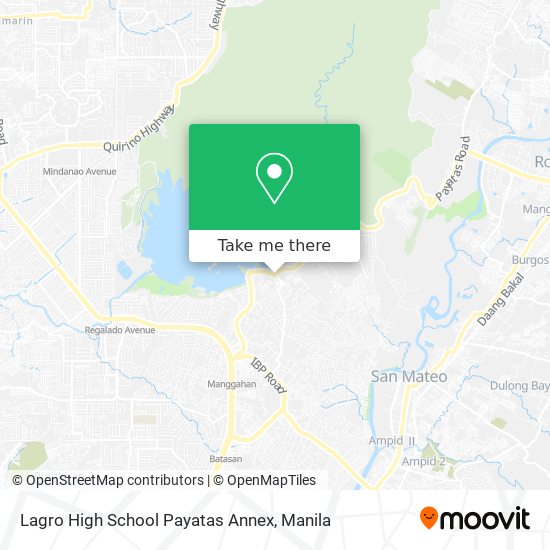 Lagro High School Payatas Annex map