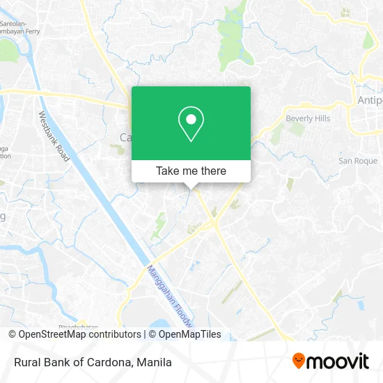 Rural Bank of Cardona map