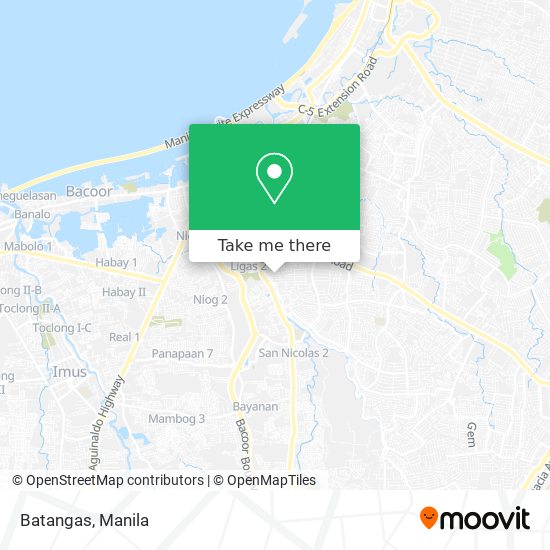 Batangas map
