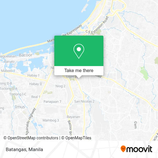 Batangas map