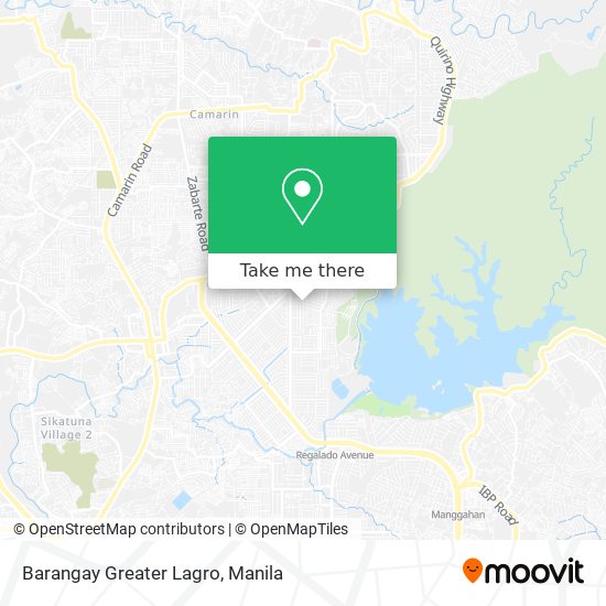 Barangay Greater Lagro map