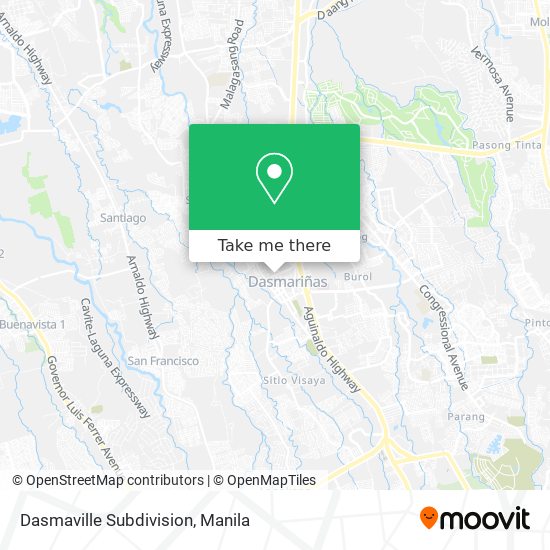 Dasmaville Subdivision map