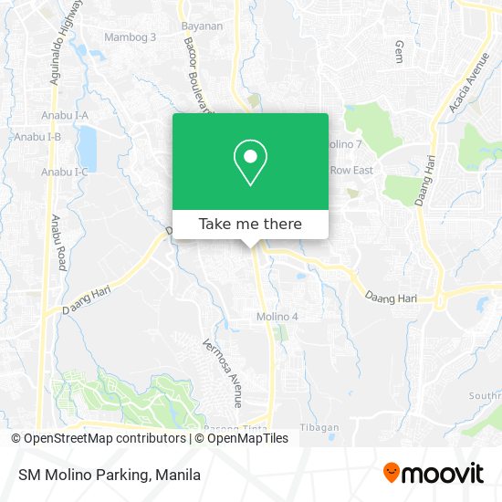 SM Molino Parking map