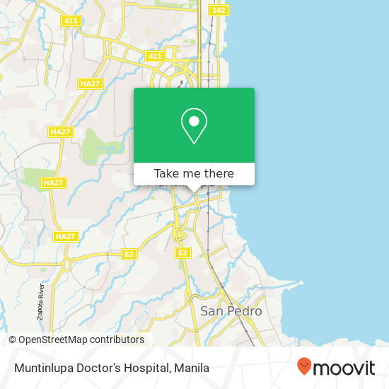 Muntinlupa Doctor's Hospital map