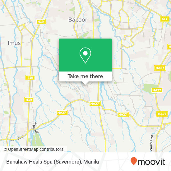 Banahaw Heals Spa (Savemore) map