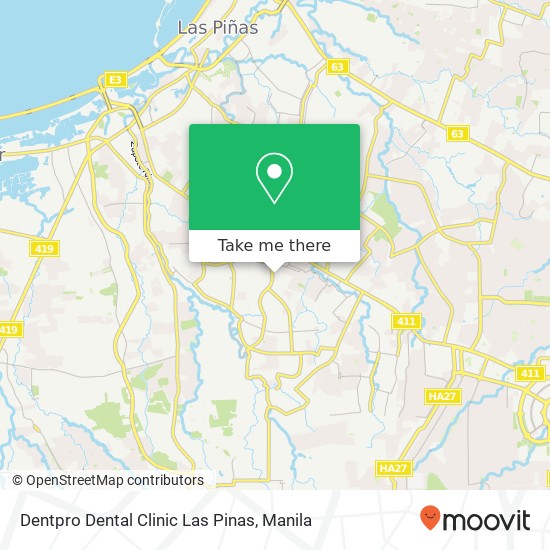 Dentpro Dental Clinic Las Pinas map