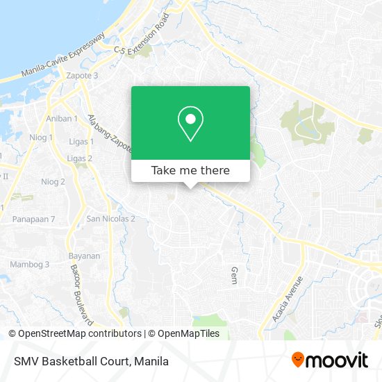 SMV Basketball Court map