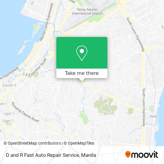 D and R Fast Auto Repair Service map