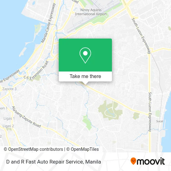 D and R Fast Auto Repair Service map