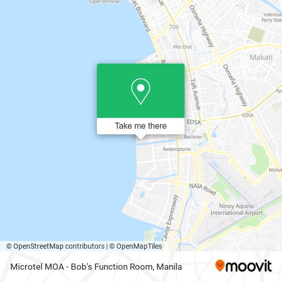 Microtel MOA - Bob's Function Room map