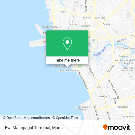 Eva Macapagal Terminal map