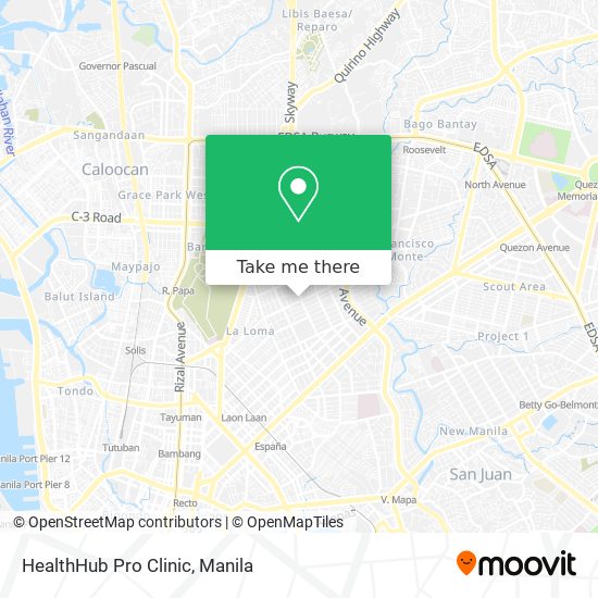 HealthHub Pro Clinic map