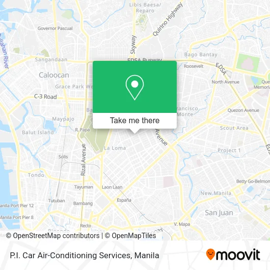 P.I. Car Air-Conditioning Services map