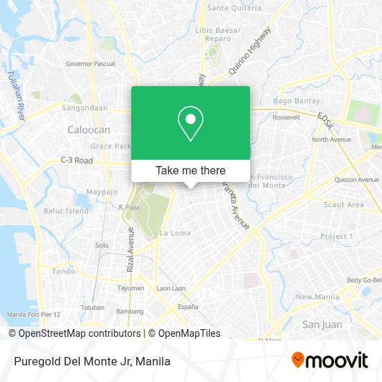 Puregold Del Monte Jr map