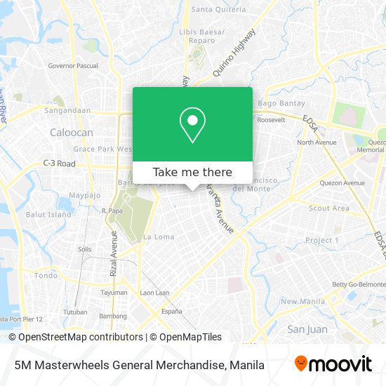 5M Masterwheels General Merchandise map