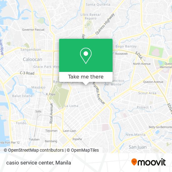 casio service center map