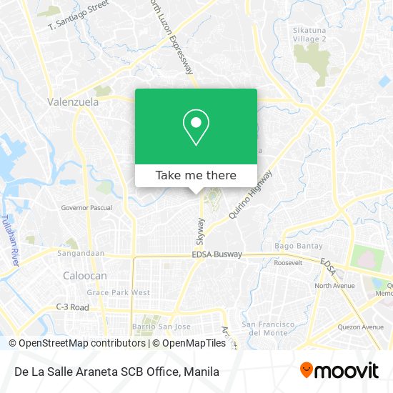 De La Salle Araneta SCB Office map