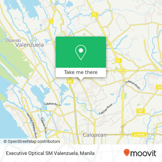 Executive Optical SM Valenzuela map