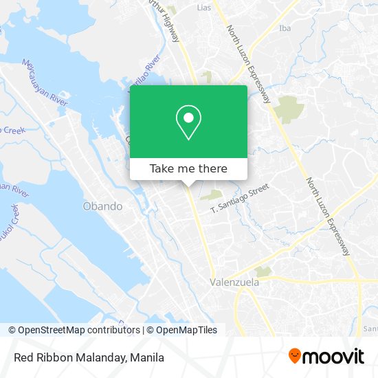 Red Ribbon Malanday map