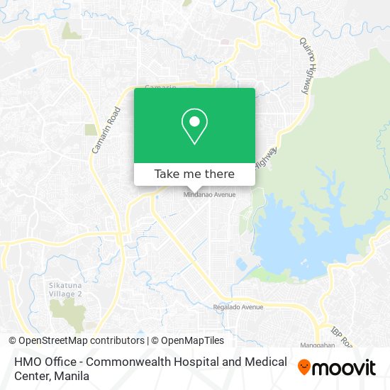 HMO Office - Commonwealth Hospital and Medical Center map