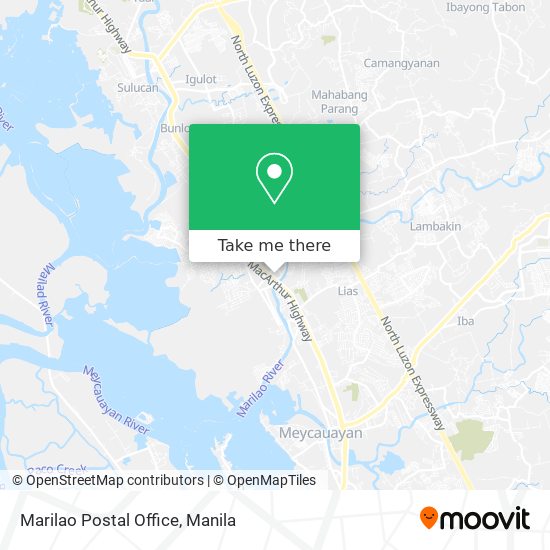 Marilao Postal Office map