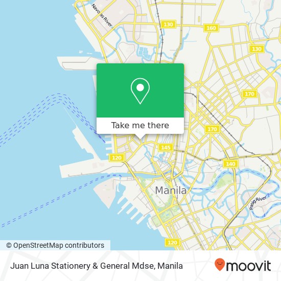 Juan Luna Stationery & General Mdse map