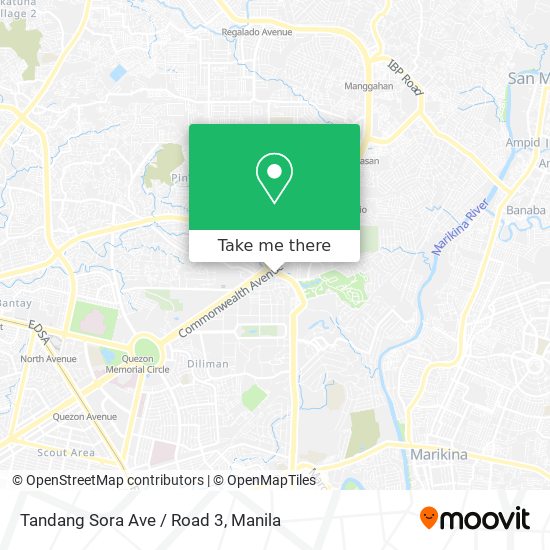 Tandang Sora Ave / Road 3 map