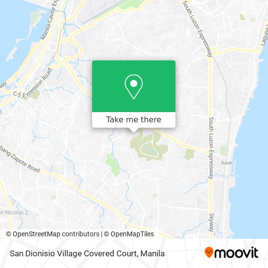 San Dionisio Village Covered Court map