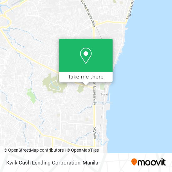 Kwik Cash Lending Corporation map