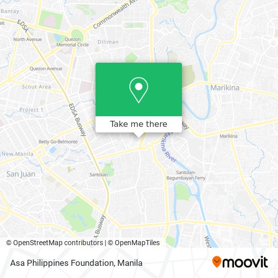 Asa Philippines Foundation map