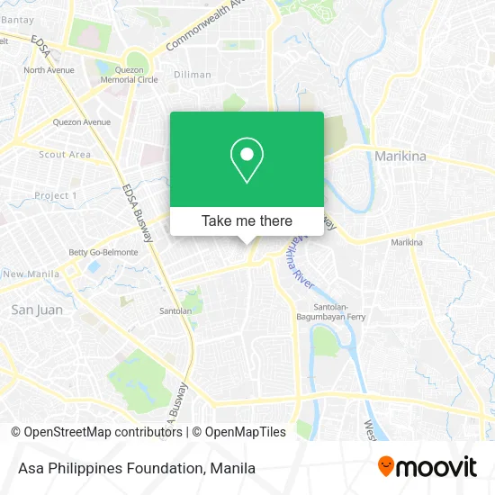 Asa Philippines Foundation map