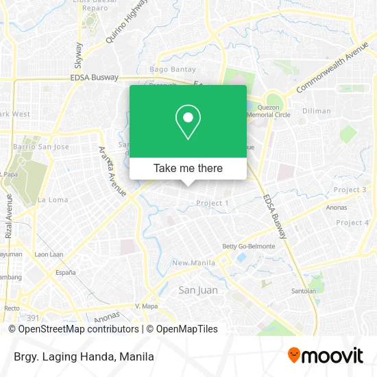 Brgy. Laging Handa map