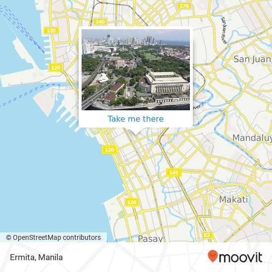 Ermita map