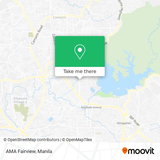 AMA Fairview map