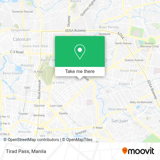 Tirad Pass map