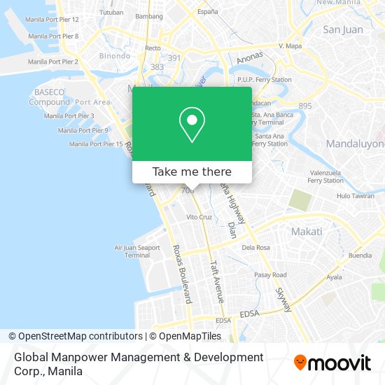 Global Manpower Management & Development Corp. map