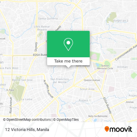 12 Victoria Hills map