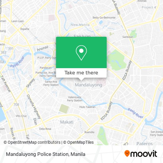 Mandaluyong Police Station map