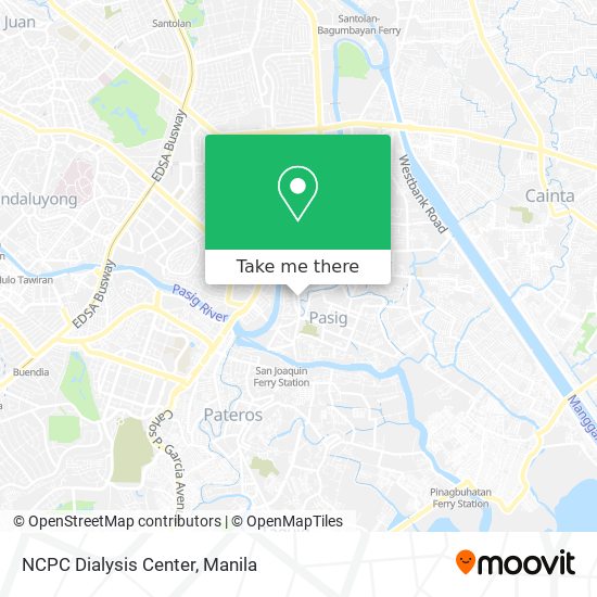 NCPC Dialysis Center map