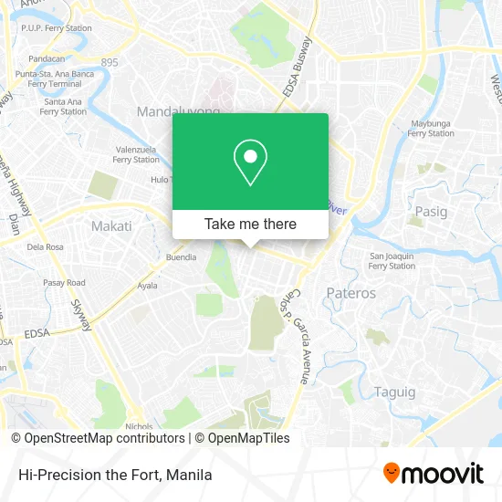 Hi-Precision the Fort map