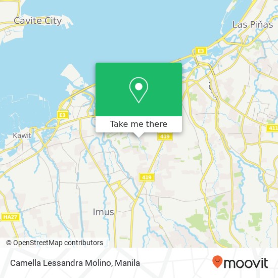 Camella Lessandra Molino map