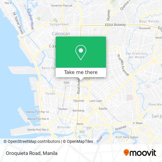 Oroquieta Road map