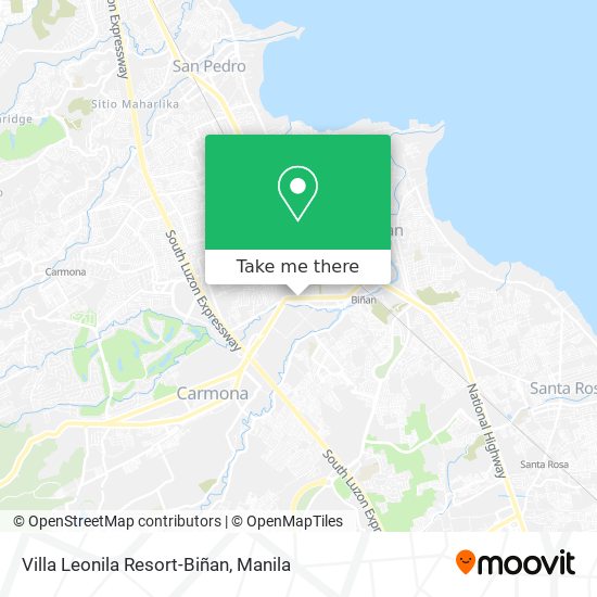 Villa Leonila Resort-Biñan map