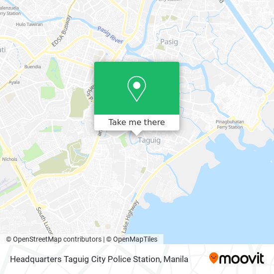 Headquarters Taguig City Police Station map